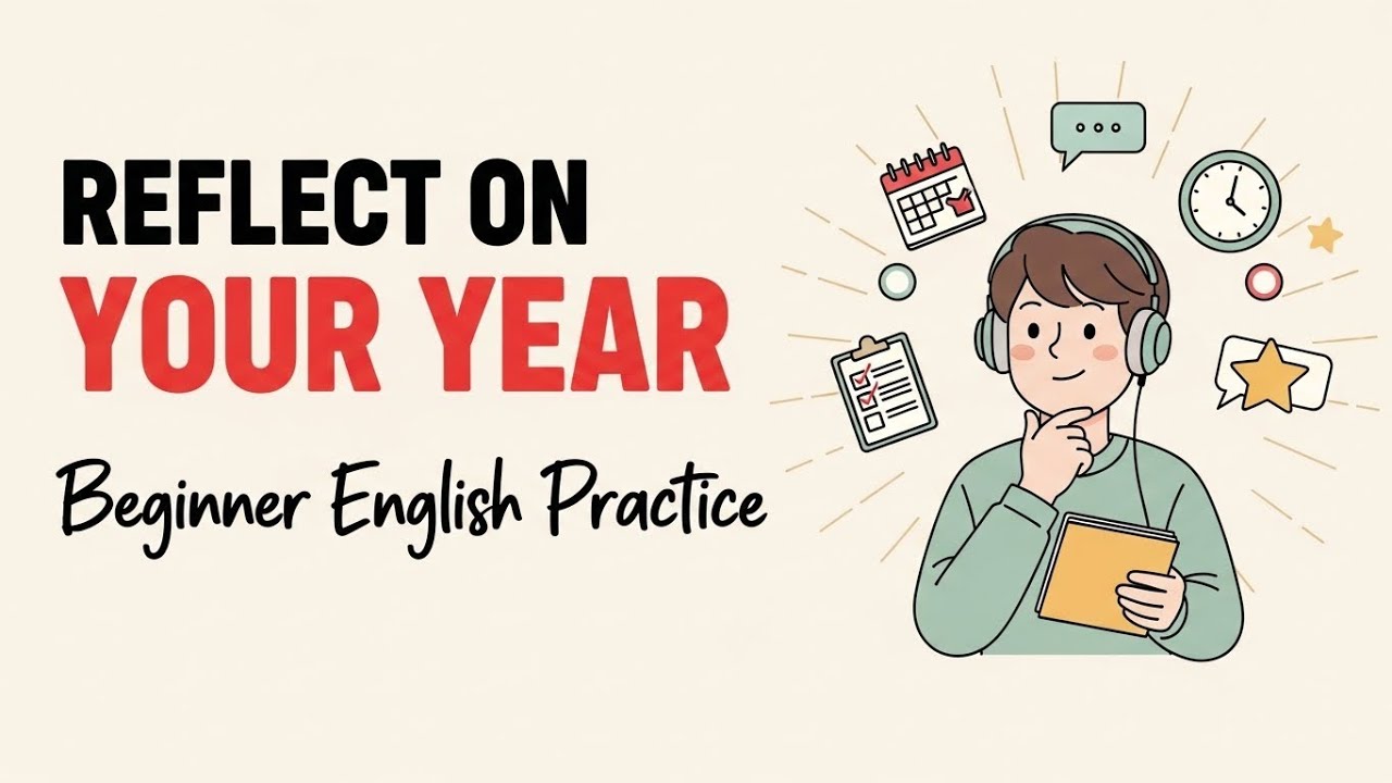 Reflect on Your Year in English 📅 | English Speaking Practice for Beginners