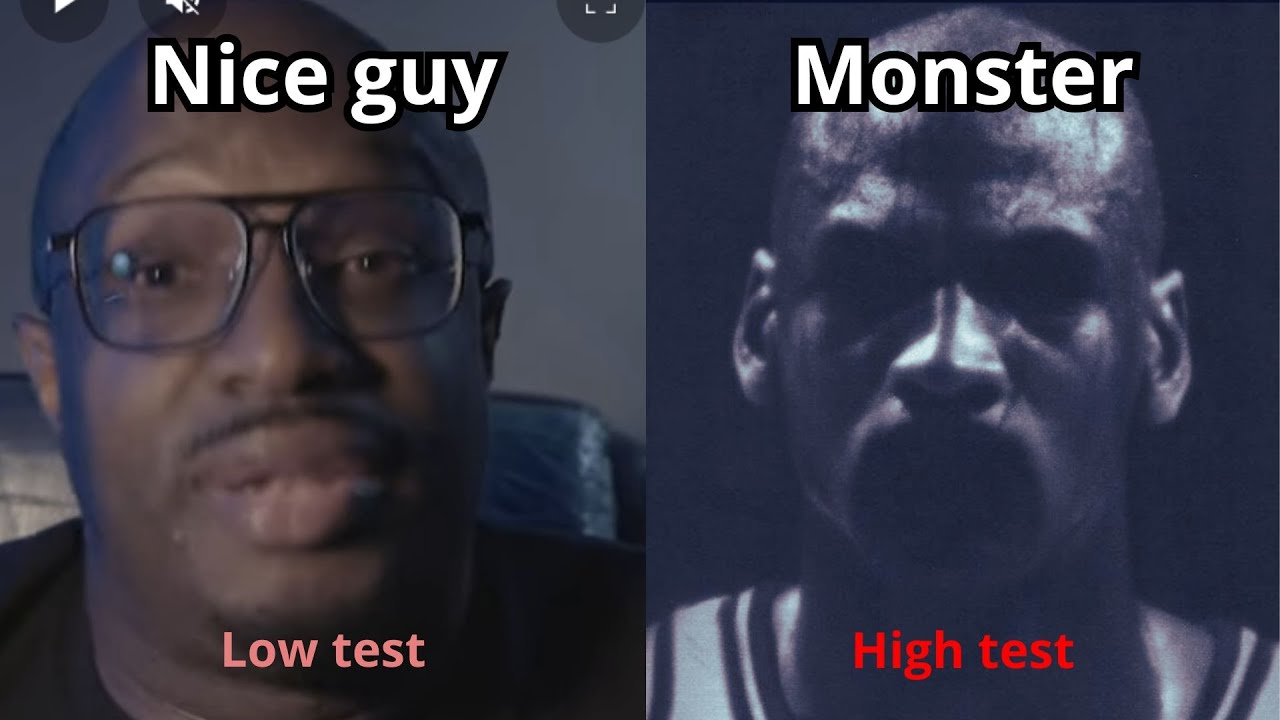low vs high testosterone (losers vs winners)