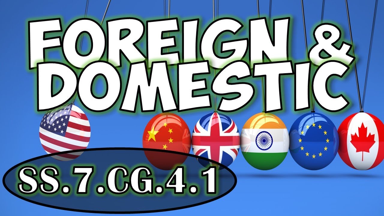 SS.7.CG.4.1 - Explain the relationship between U.S. foreign and domestic policy.