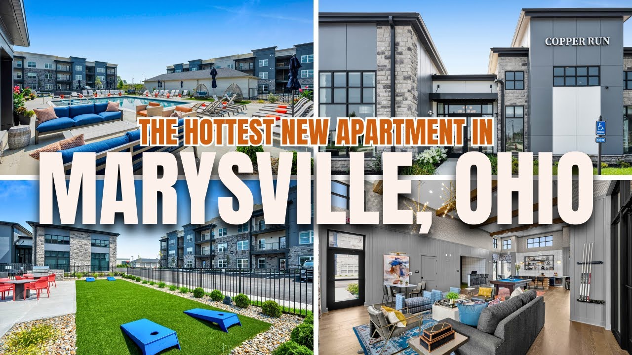 Marysville&rsquo;s Hottest New Apartment🔥 | Copper Run Apartment Tour #ohio #apartment #marysville