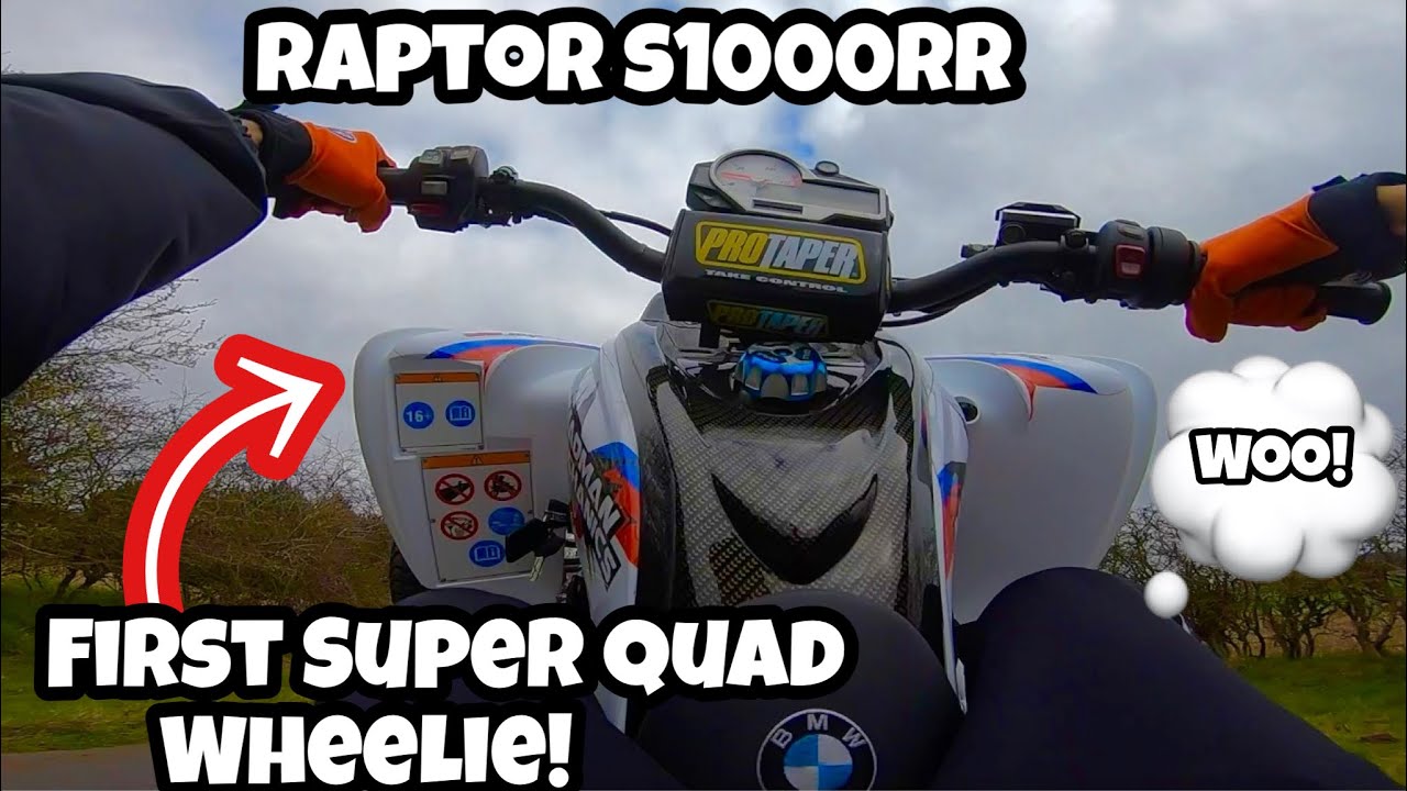 Super Quad Wheelies | Street legal BMW S1000rr Raptor *First Ride*