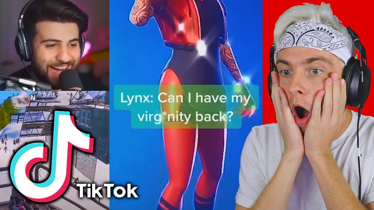 reacting to fortnite tik toks and trying not to laugh... (DON'T WATCH!!)