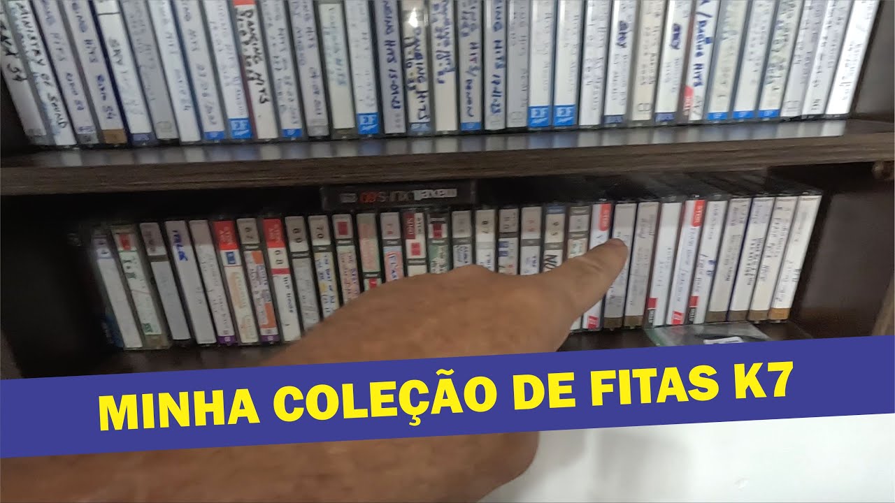 Minha coleção de fitas K7