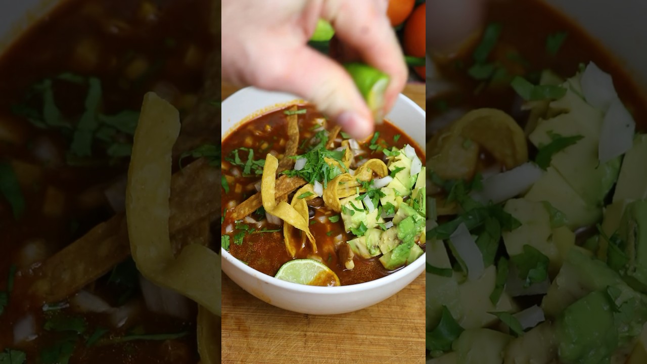 Tortilla soup for the soul #tortillasoup #easyrecipe