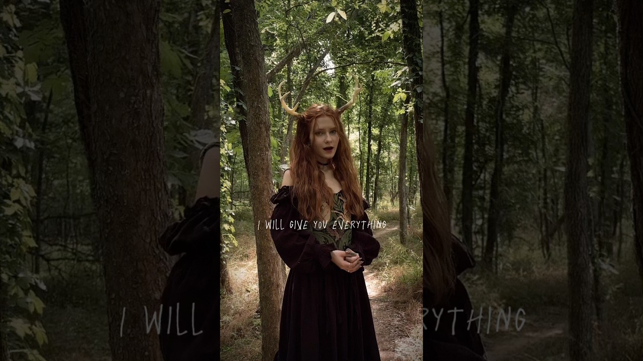 Follow if you dare 🦌 &ldquo;Dark Erl King&rdquo; out now 🤍 #darkfolk #folk #darkfantasy #germanmusic #folktale