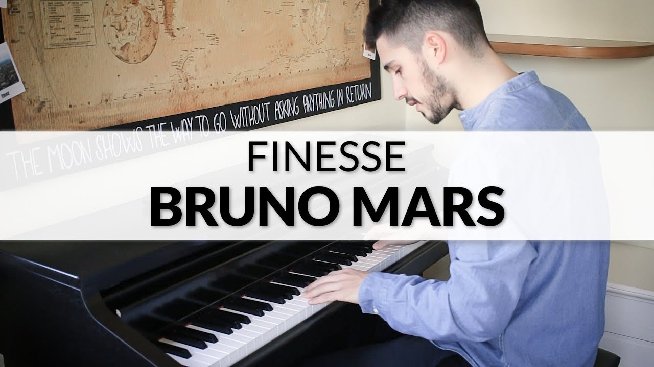 Finesse - Bruno Mars (Remix feat. Cardi B) | Piano Cover + Sheet Music