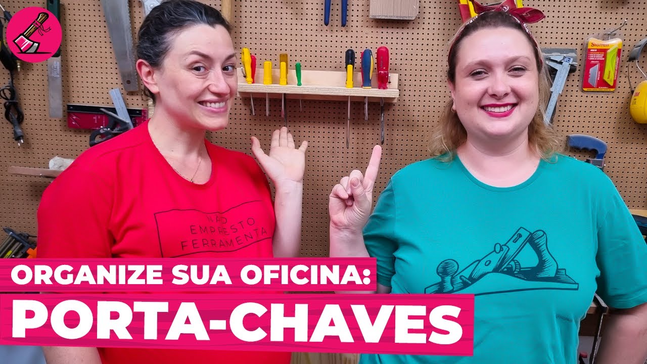 Faça um SUPORTE para CHAVES DE FENDA  e ORGANIZE SUA OFICINA!