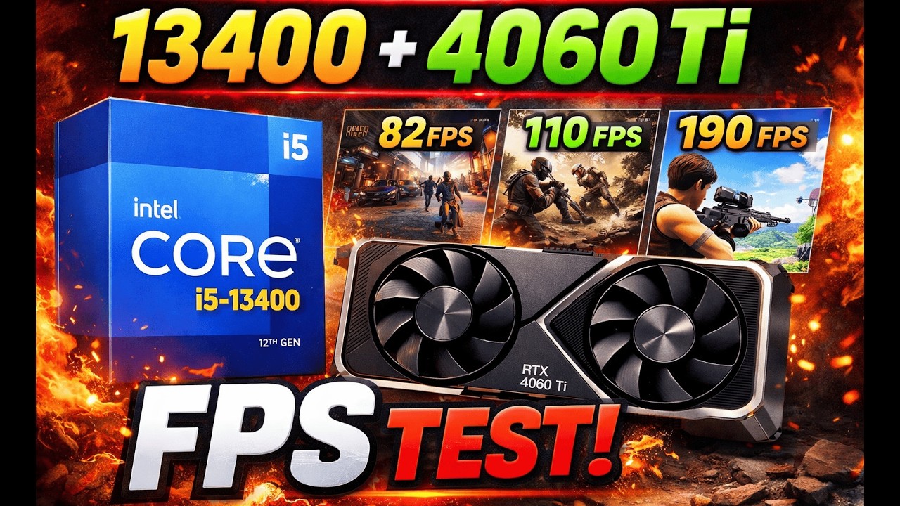 i5 13400 + RTX 4060 Ti – Ultimate FPS Test!
