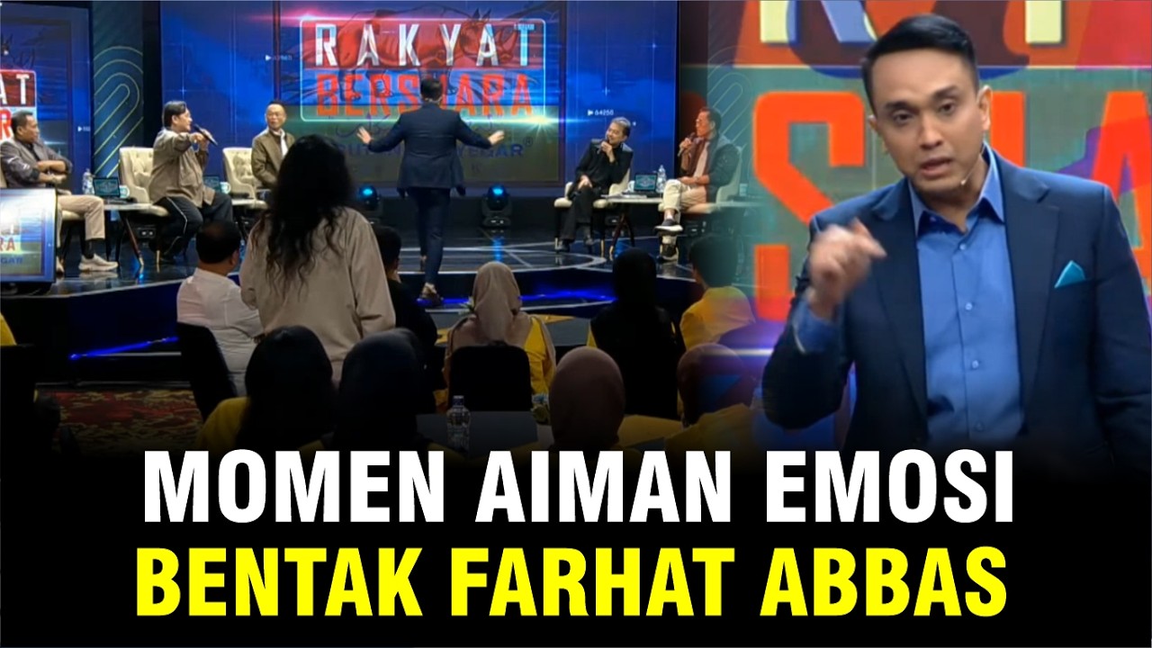 AIMAN EMOSI LIHAT KELAKUAN FARHAT ABBAS