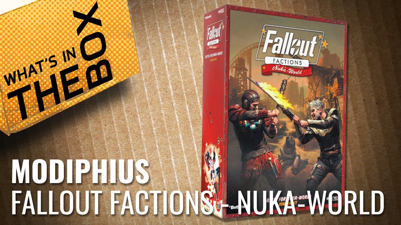 Unboxing: Fallout Factions - Battle For Nuka-World Starter Set | Modiphius