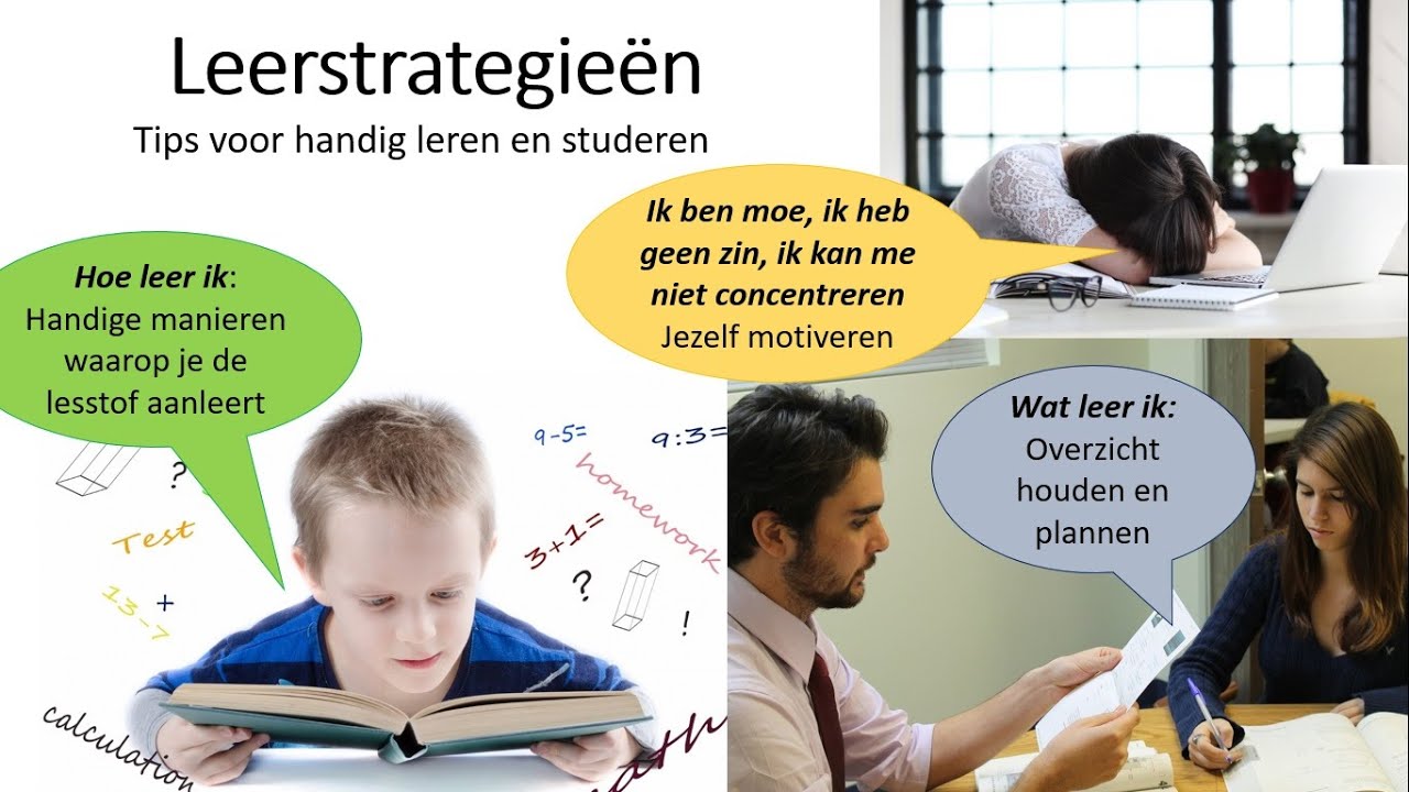 Leerstrategieën: handige manieren om te leren en te studeren, plus jezelf motiveren en plannen