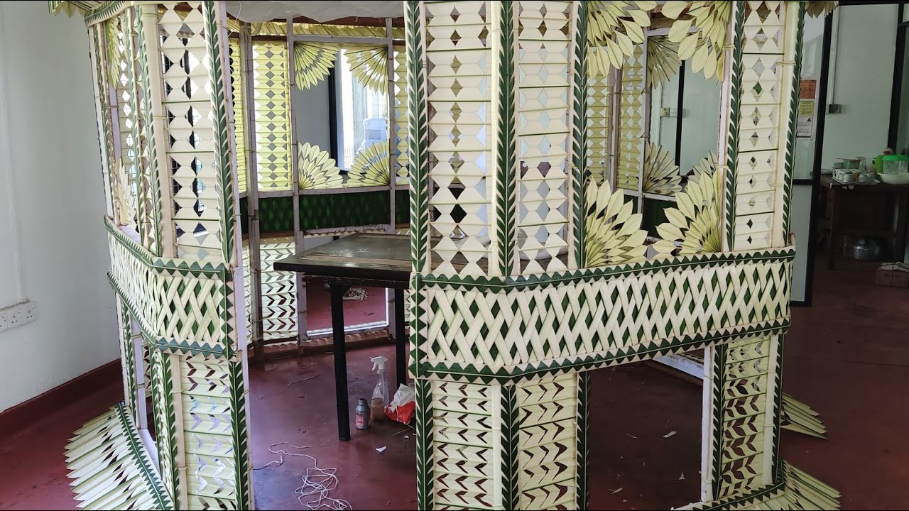 Traditional Pirith Chanting Hut : Sri Lanka (සාම්ප්‍රදායික පිරිත් මණ්ඩපය)
