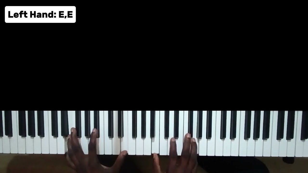 Piano 🎹 Breakdown of Dance Anyhow by Judikay