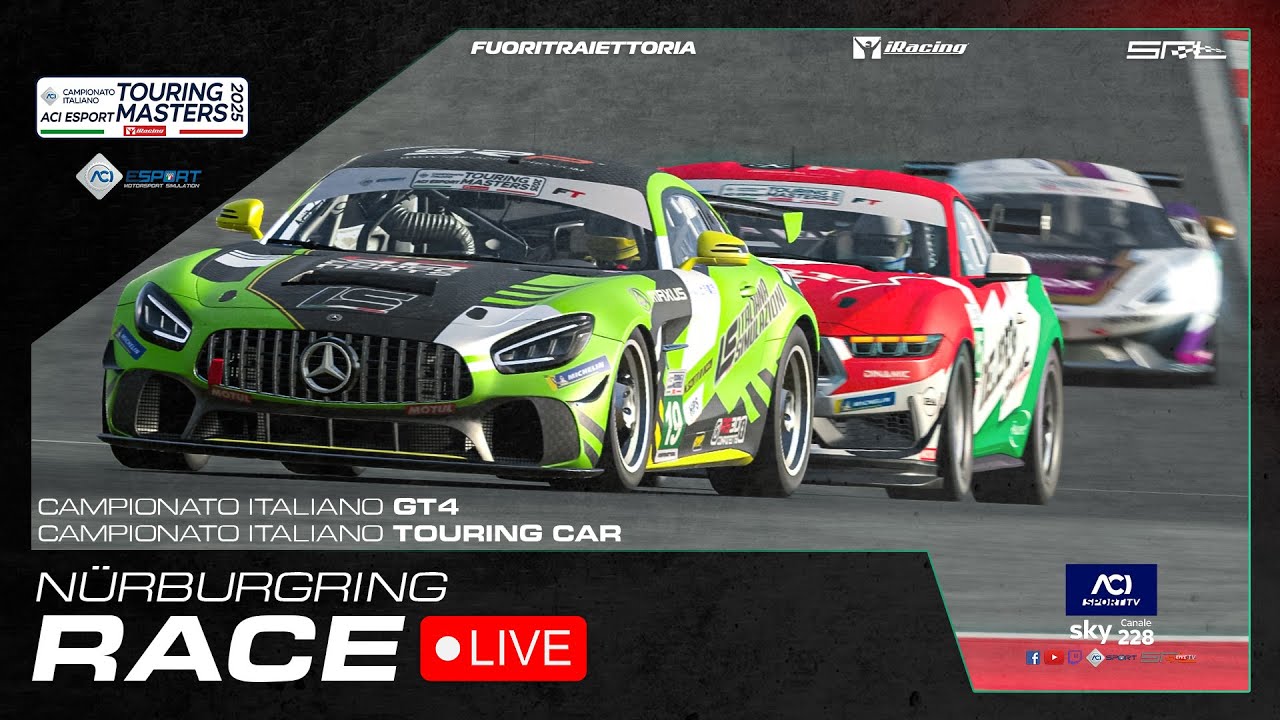 🔴 LIVE! Campionato Italiano Touring Masters 2025 iRacing &ndash; Round 4 N&uuml;rburgring