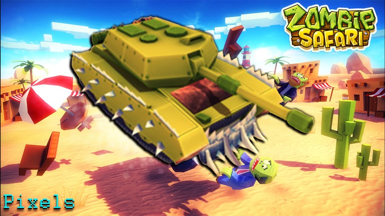 Zombie Safari - Army Tank Unlocked