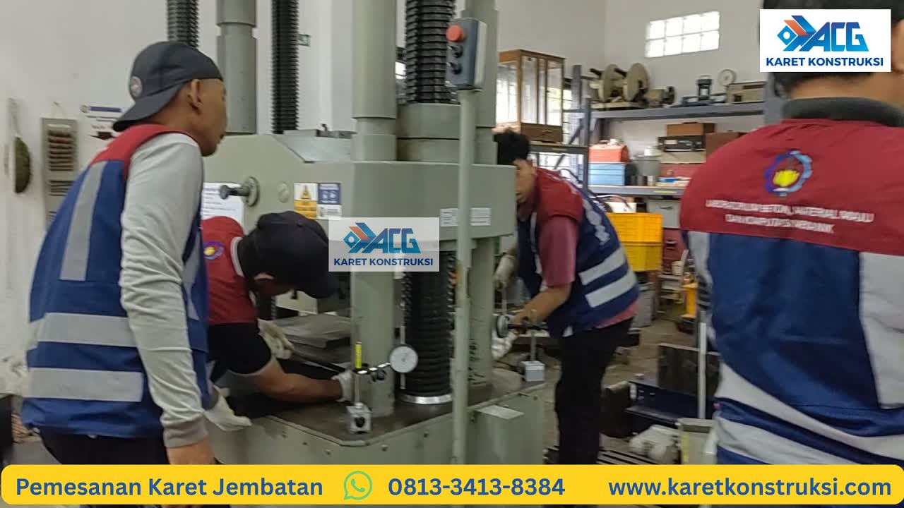 Pengujian Karet Jembatan metode standart PU SNI 367-2013