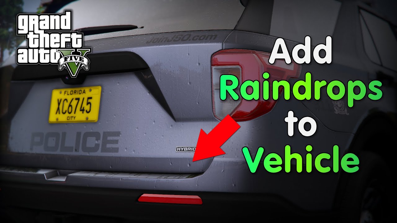 How to Add Raindrops to Vehicles in GTA5 | GTA5 Modding