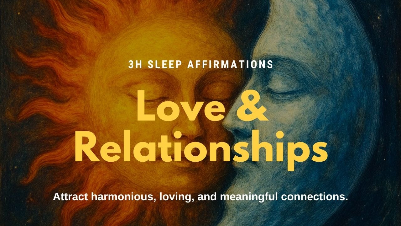 3 Hours Love & Relationship Affirmations (While you Sleep) I self-love, openness, healthy love