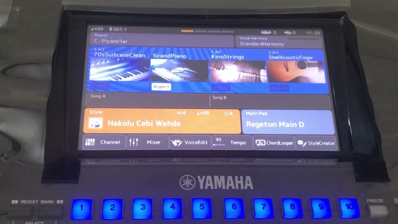 Yamaha Klavyelerde Pad Birleştirme Pad Oluşturma Nasıl Yapılır - Pad Maker Midi Programı