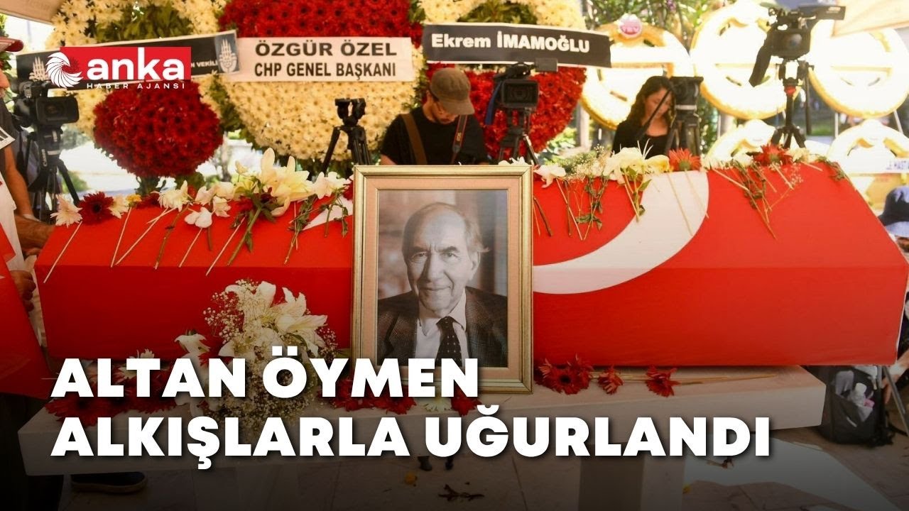 Altan Öymen, Teşvikiye Camii’nde kılınan cenaze namazı sonrası alkışlarla son yolculuğuna uğurlandı