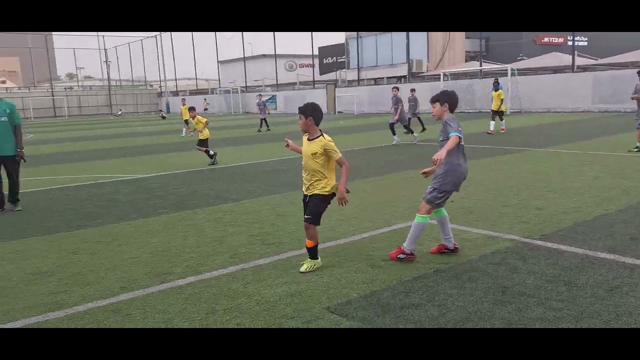 مباراة براعم الاتحاد الودية فئة 2014 ضد اكاديمية ساحة التحدي الشوط الاول