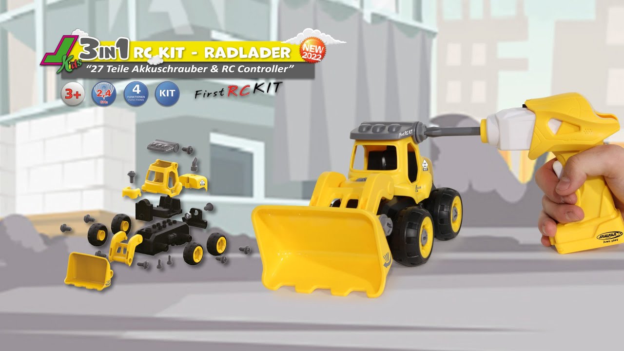 First RC Kit - Radlader  27 Teile Bausatz @JAMARA_Germany