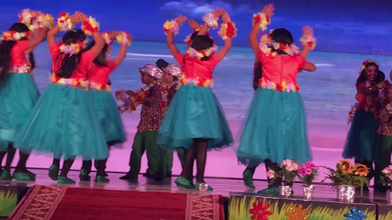 Delhi private school dubai | annual day 2018 | hawaiian dance