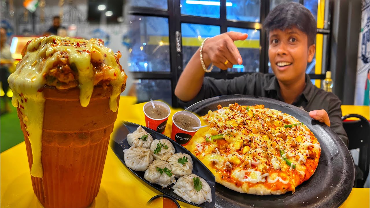 ভেটকি ফিস মোমো, Darjeeling chicken momo,Fish finger,Chickenpizza মোমো চিত্তে Serampore ❤️Bong Insane