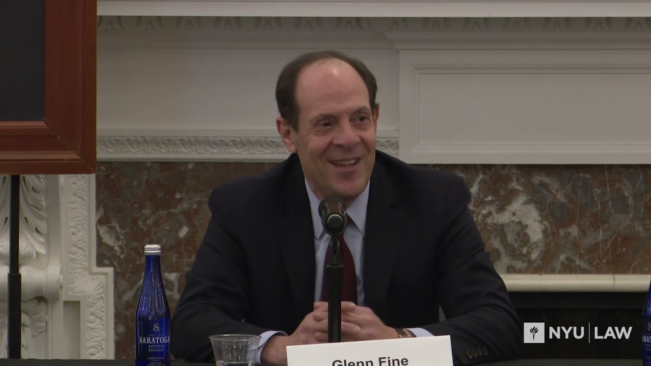 NYU Law Forum&mdash;Why Inspectors General Matter