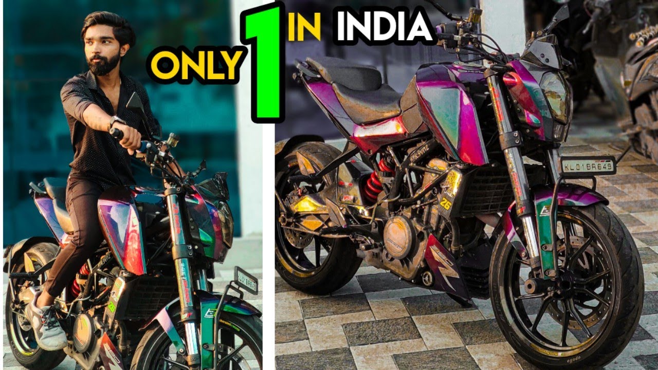 perfectly modified duke 390 of 2022 | hypershift paint job.