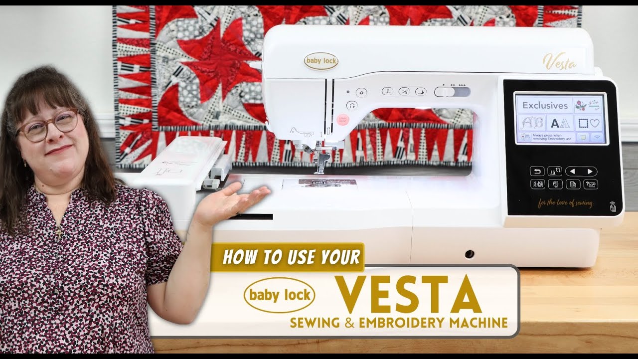 How To Use The BabyLock Vesta BLMVE Sewing & Embroidery Machine!