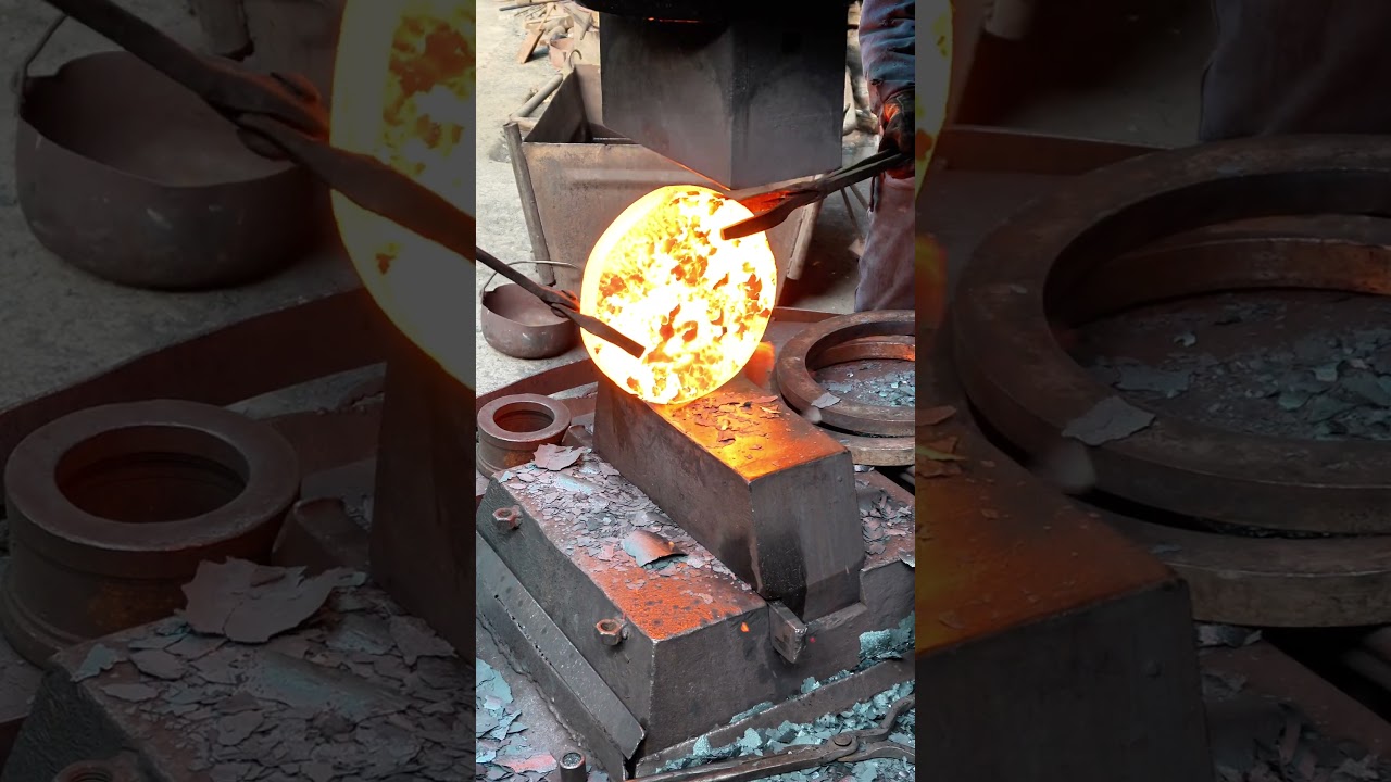 Inside the forging factory Steel Forging Hardcore Process #forging #machine #factory #blacksmith