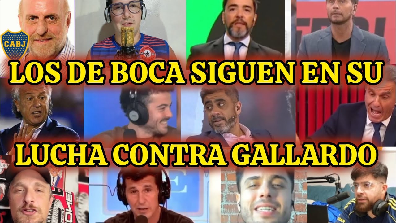 Con más FUERZA operan sacar a GALLARDO (EL BOSTERIODISMO)