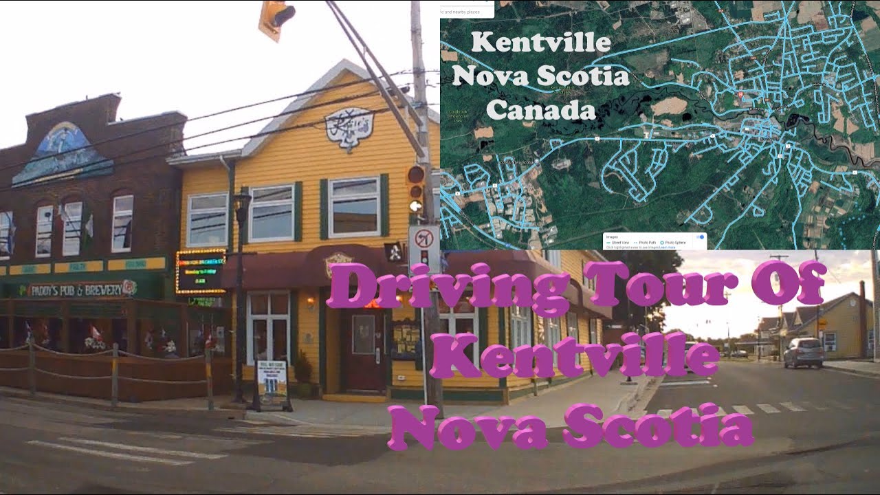 Driving Tour Of Kentville, Nova Scotia, Canada | Dash Cam Footage