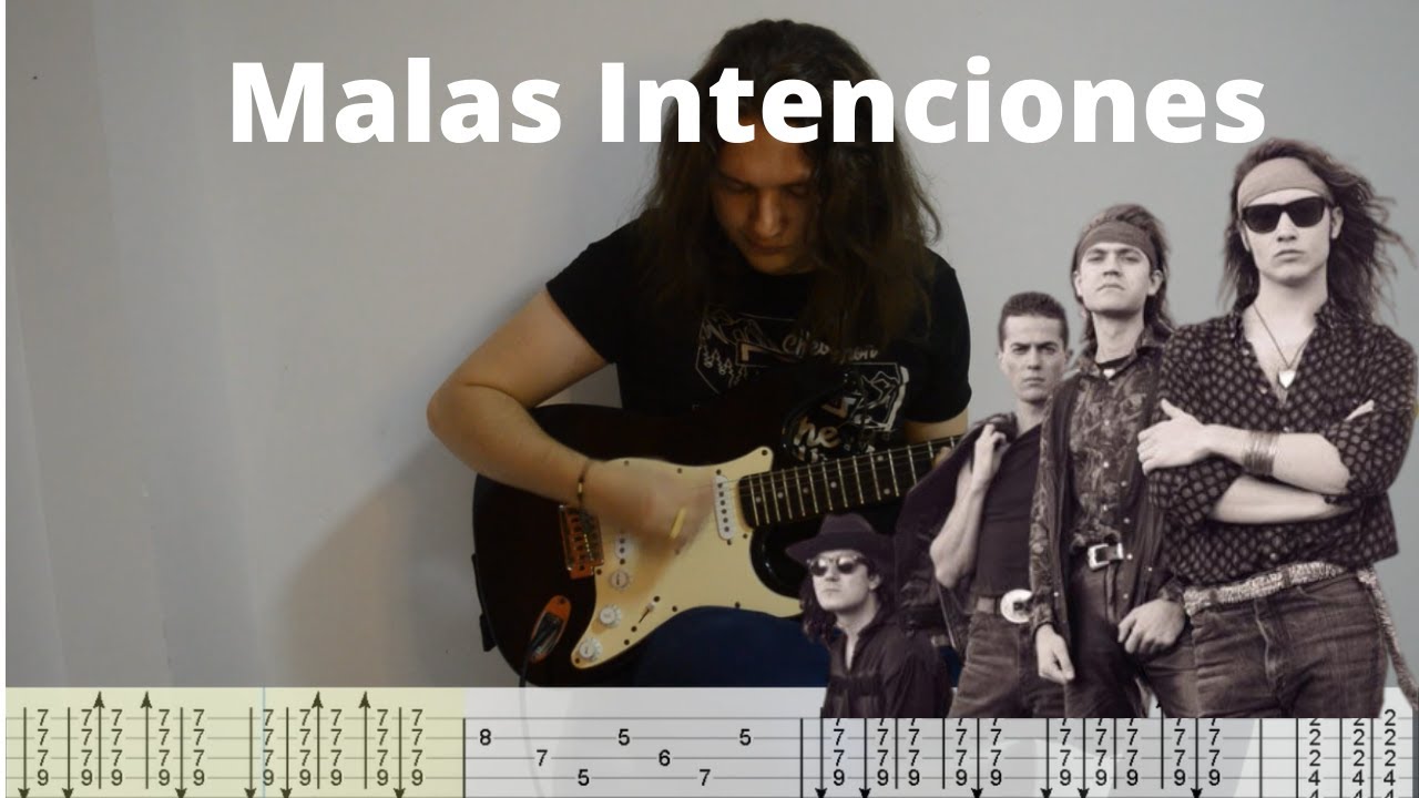 Malas Intenciones - Héroes del silencio COVER + TABLATURA