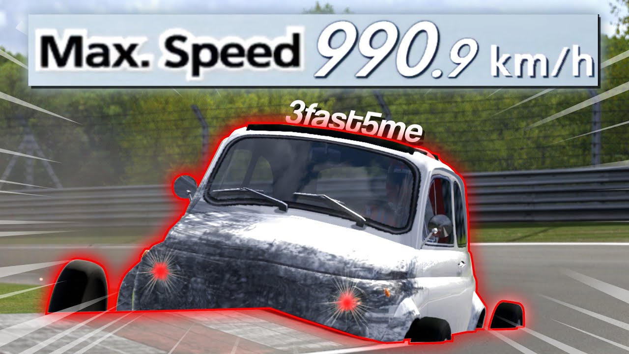 Я собрал Fiat 500 мощностью 590 571 л.с. и полностью сломал Gran Turismo 5.