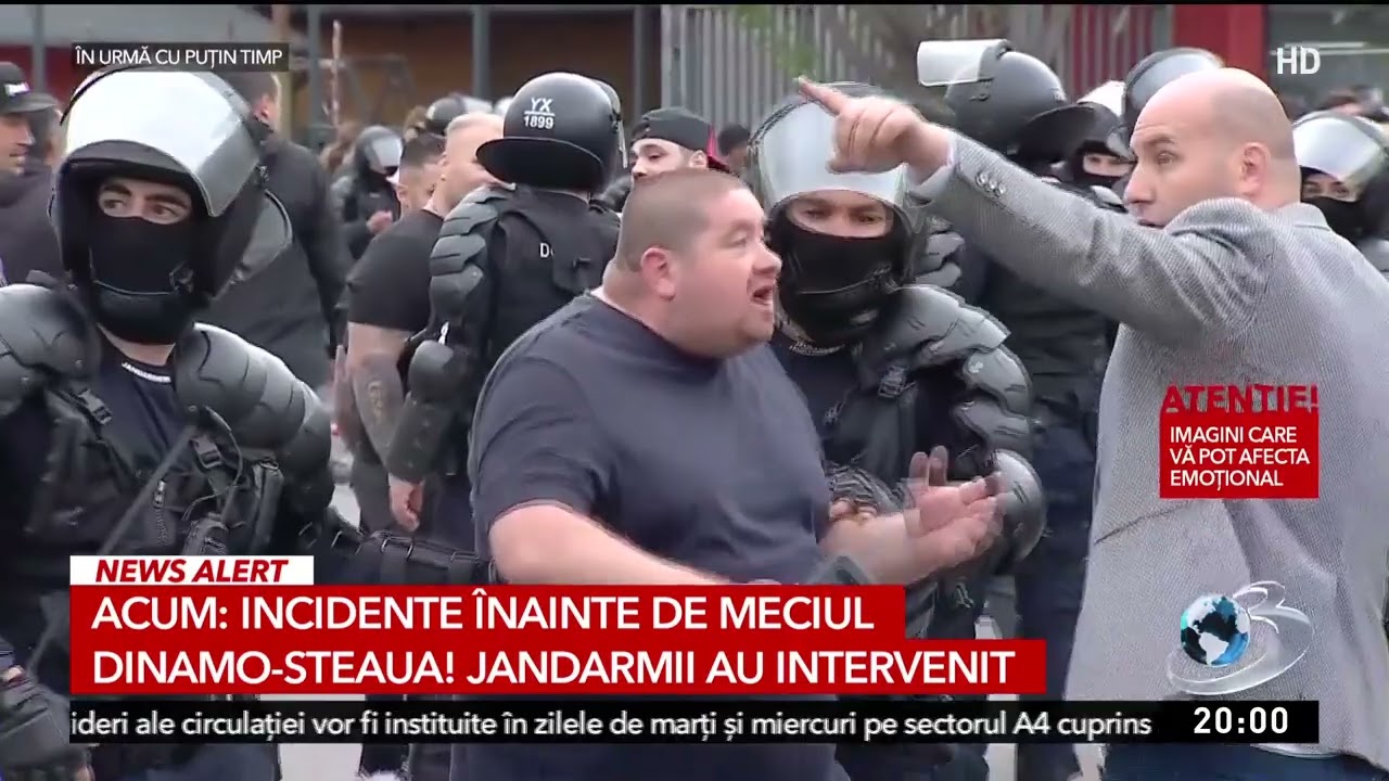 Incidente înainte de meciul Dinamo - Steaua de pe Arena Națională