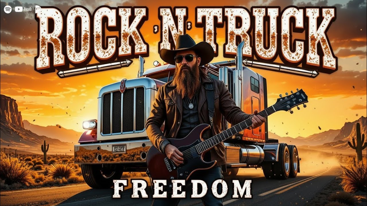 Rock N Truck – Ride the Horizon | Country Rock Highway Escape  #CountryRockJourney #TruckLifeMusic
