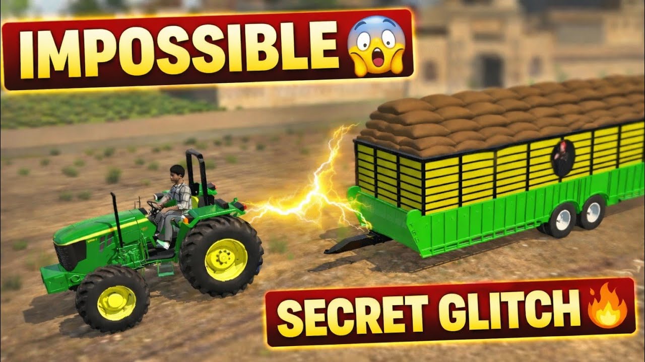 Indian Vehicle Simulator 😱 Tractor Trolley Ko ALAG Kar Diya! Secret Glitch Exposed 🔥