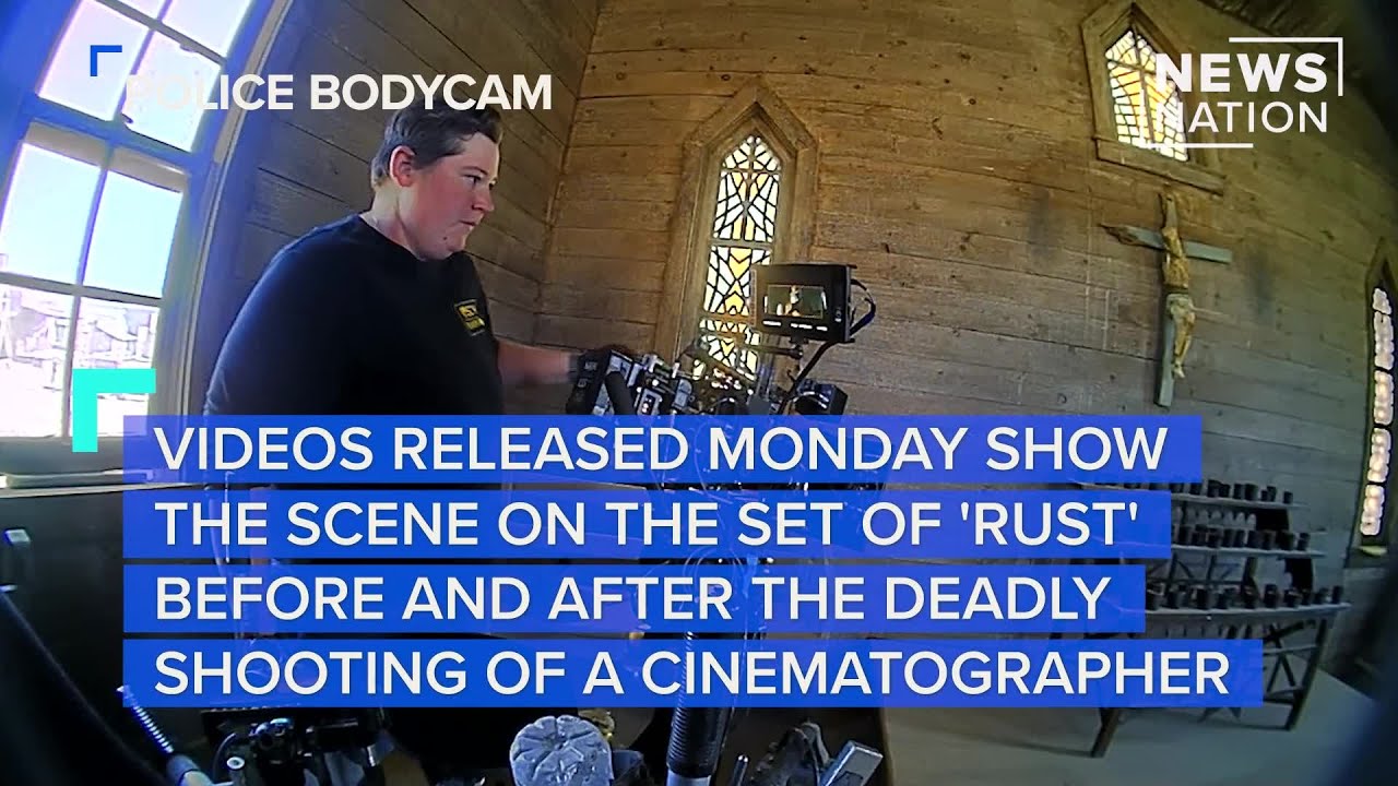 Video shows 'Rust' rehearsal, Baldwin speak to officers after shooting | NewsNation