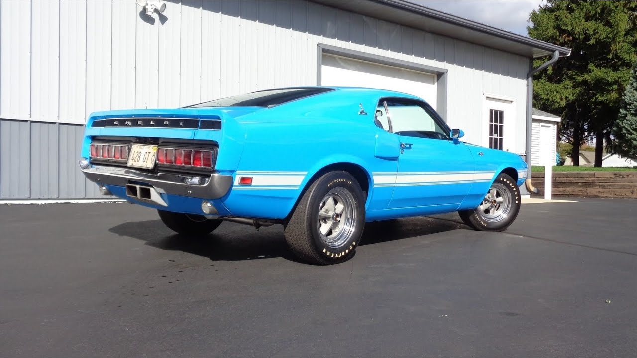 1970 Ford Shelby Mustang GT500 Grabber Blue 428 Cobra Jet & Ride on My Car Story with Lou Costabile