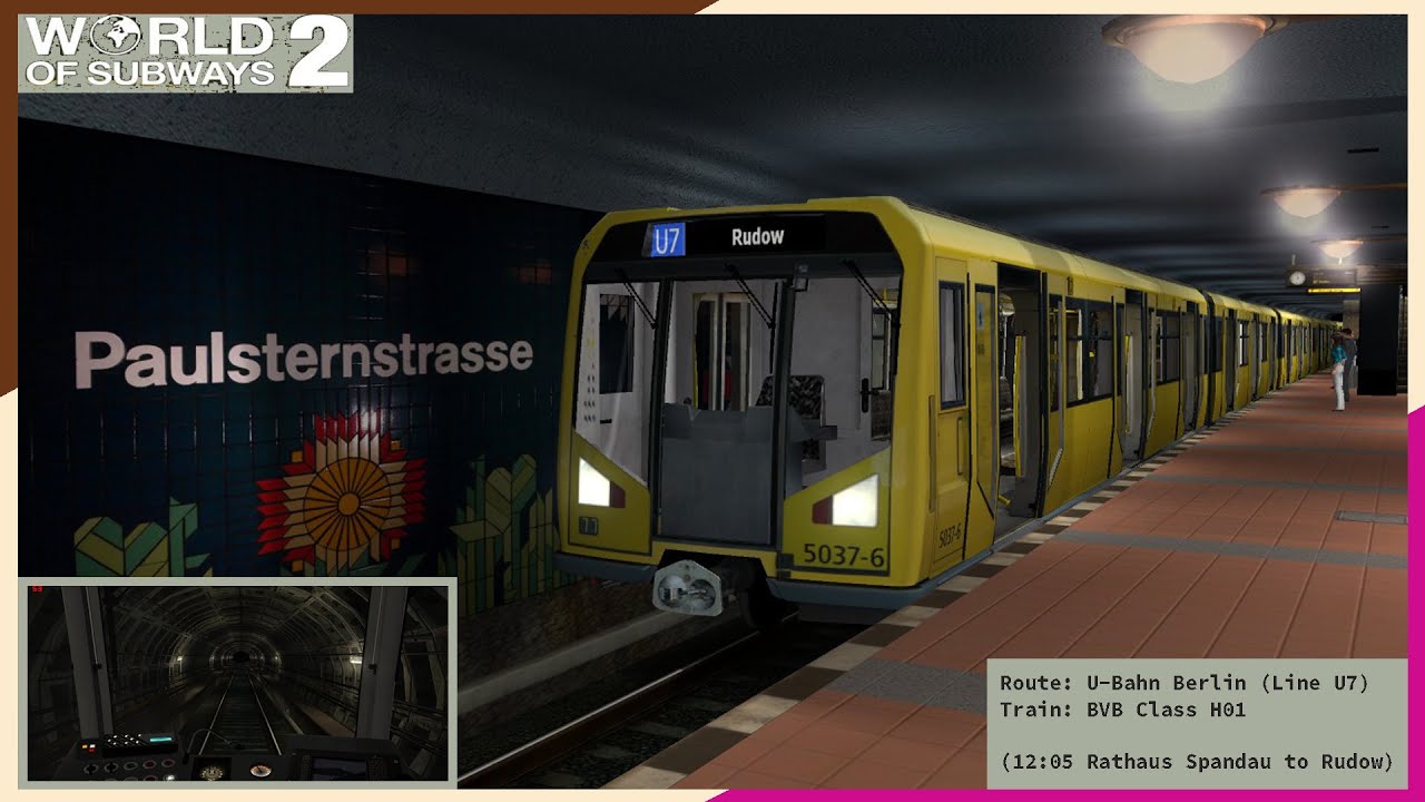 Berlin U-Bahn Line U7 - H01 train (Rathaus Spandau to Rudow) ~ World of Subways Vol. 2