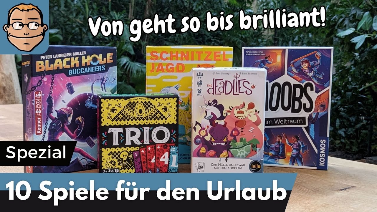 10 Spiele f&uuml;r den Urlaub - Von 