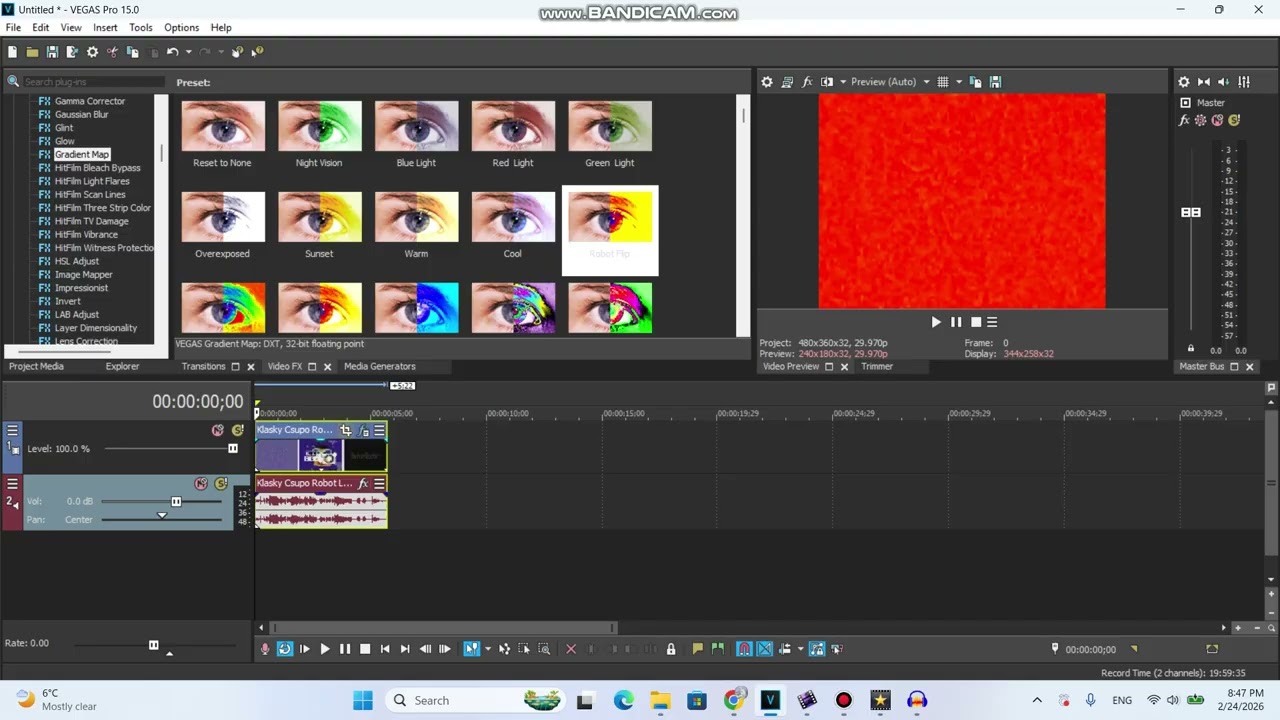 How To Make Robot Flip On Vegas Pro
