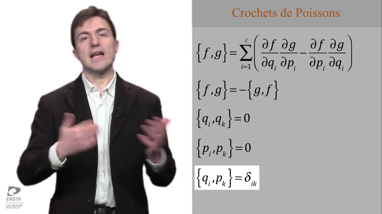CROCHETS DE POISSON ET ÉQUATION FONDAMENTALE DE LA DYNAMIQUE