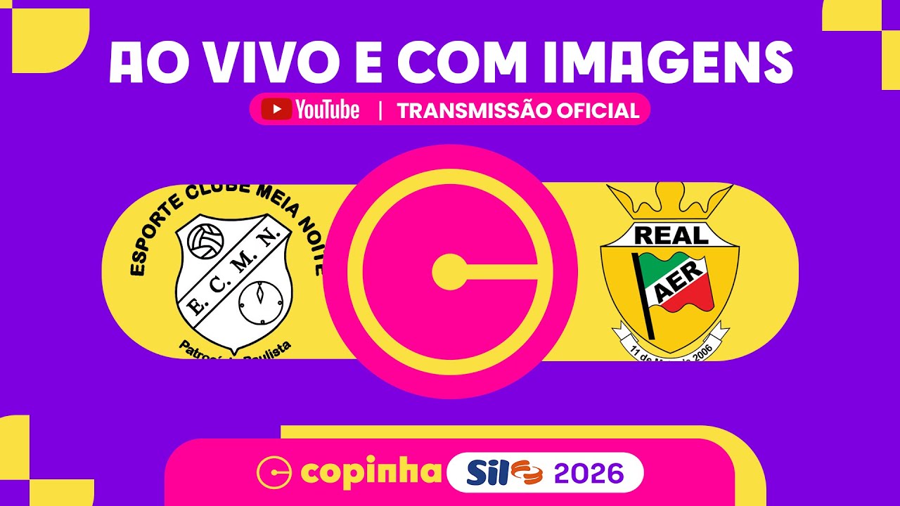 JOGO COMPLETO: MEIA NOITE X REAL (RR) | RODADA 1 | COPINHA SIL 2026