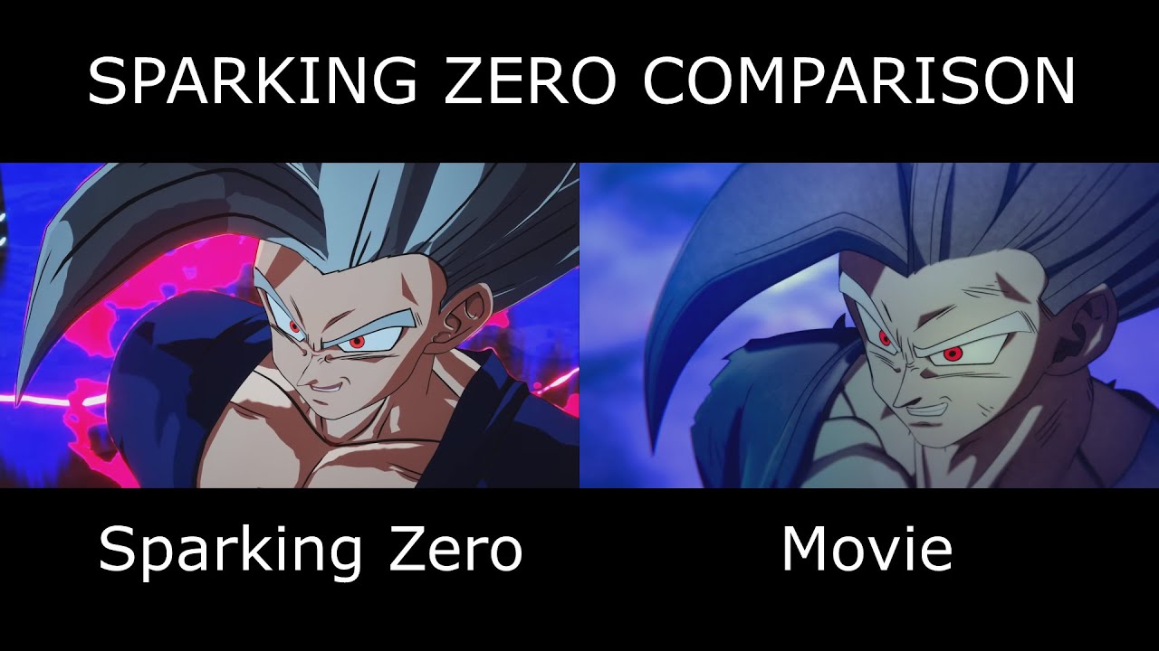 DB SUPERHERO DLC Трейлер: сравнение, Dragon Ball Sparking Zero - Фильм