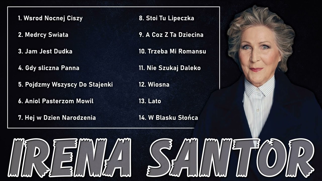 IRENA SANTOR–NAJWIĘKSZE PRZEBOJE🎶Album Piosenki Cz Kontredanse I Konsonanse Koledy I Pastoralki 6