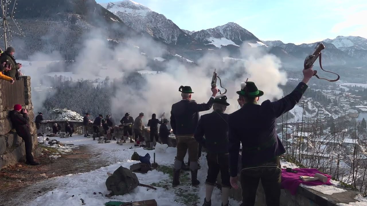 Weihnachtsschützen in Berchtesgaden am 18.12.2022