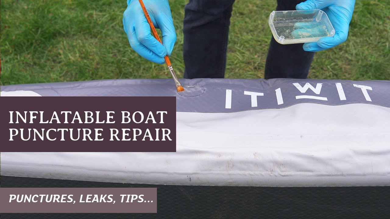 Ремонт проколов надувных каяков и SUP-досок
